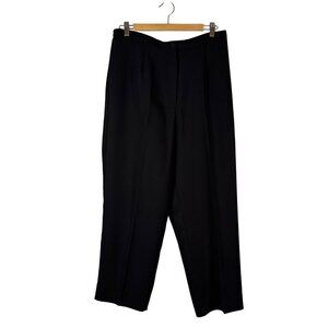 JD Design Pants Womens Plus Tapered Slim Fit Black High Rise 16W Stretch Work